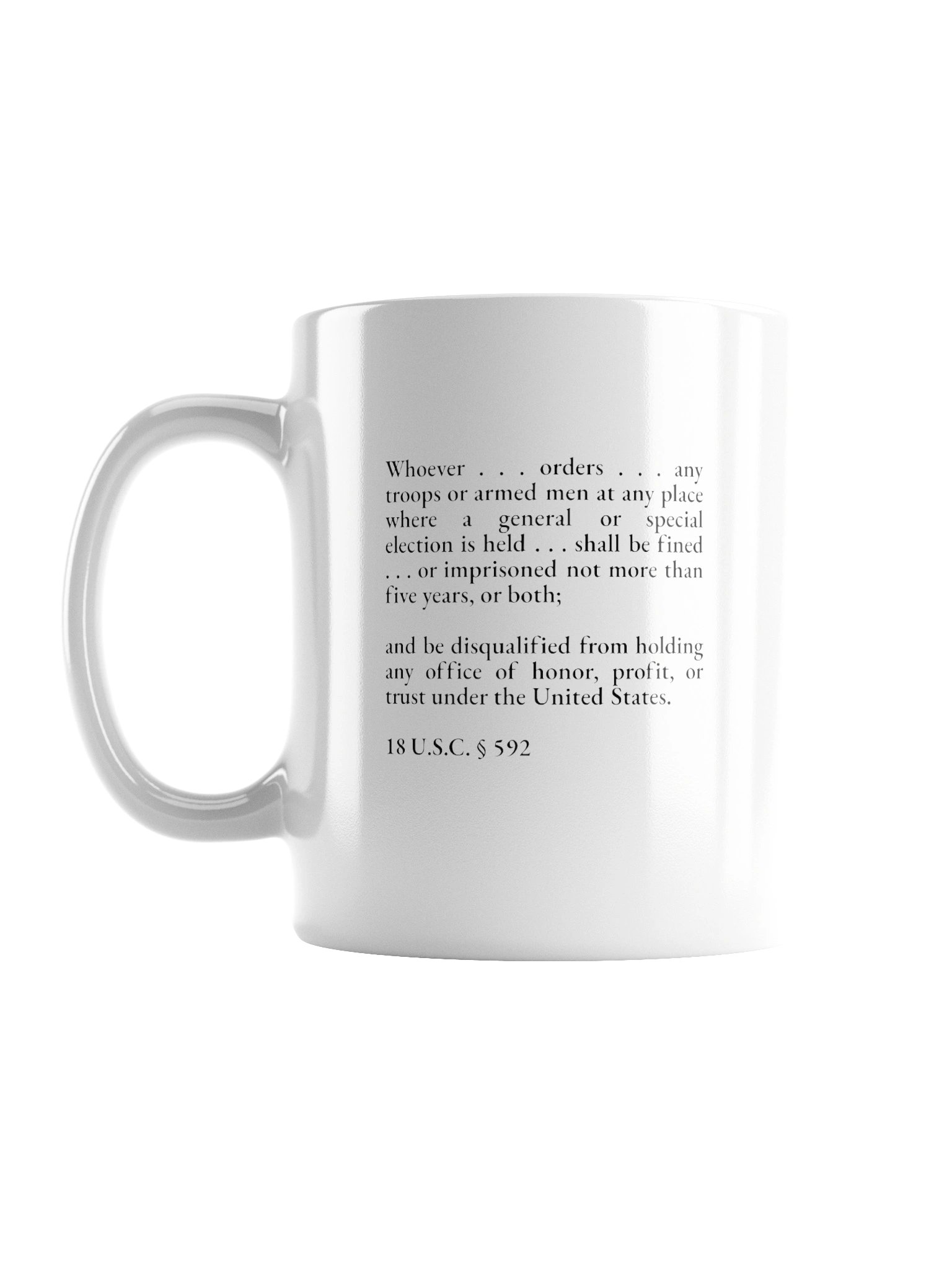 No ICE at the polls mug. product image (1)