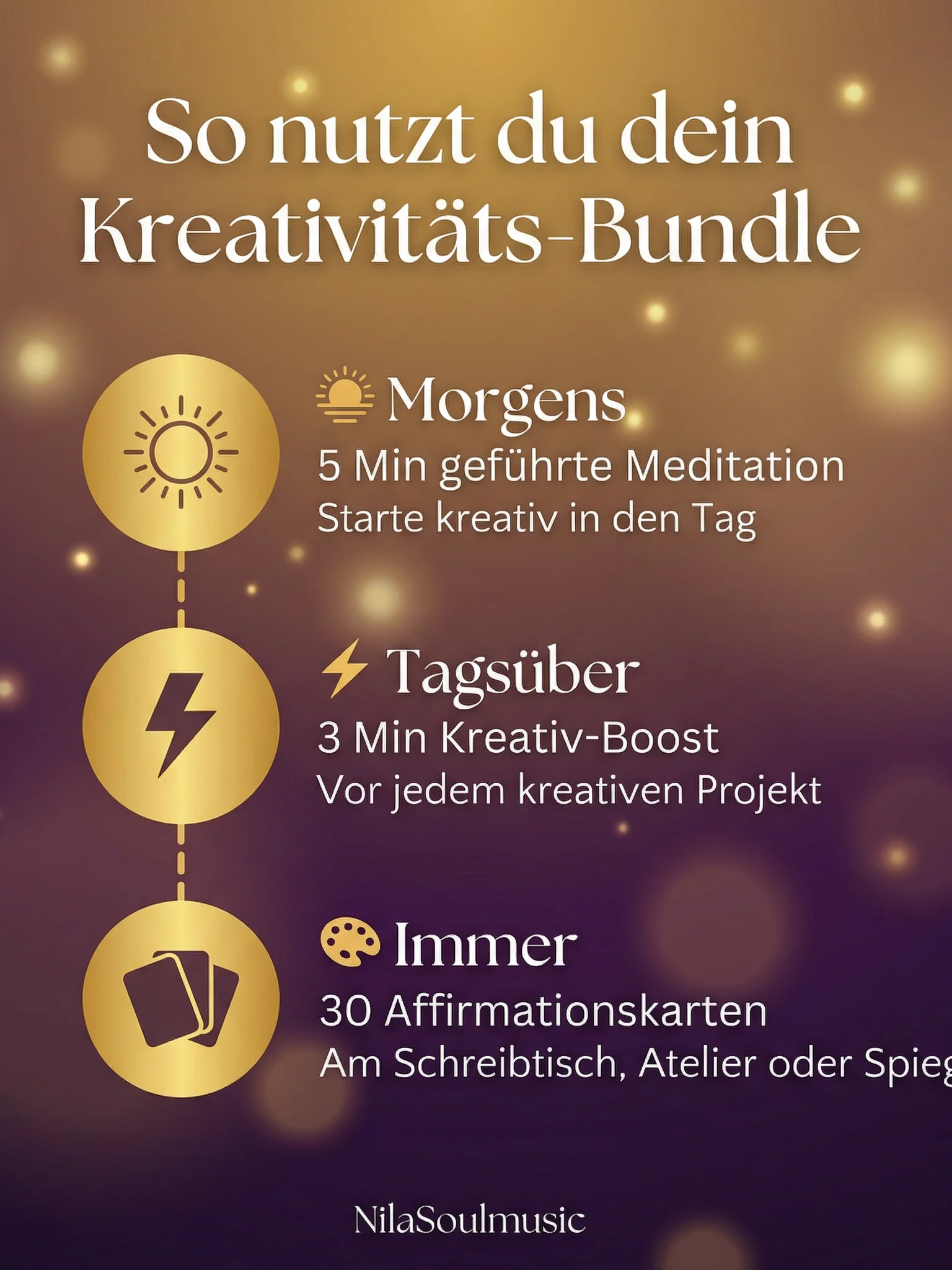 Kreativitäts-Affirmationen | 3 Min „Ich bin kreativ“ Boost (Audio) product image (3)