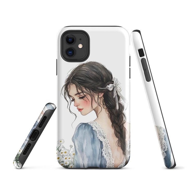 "Blue Lace Daydream" iPhone® Tough Case product image (1)