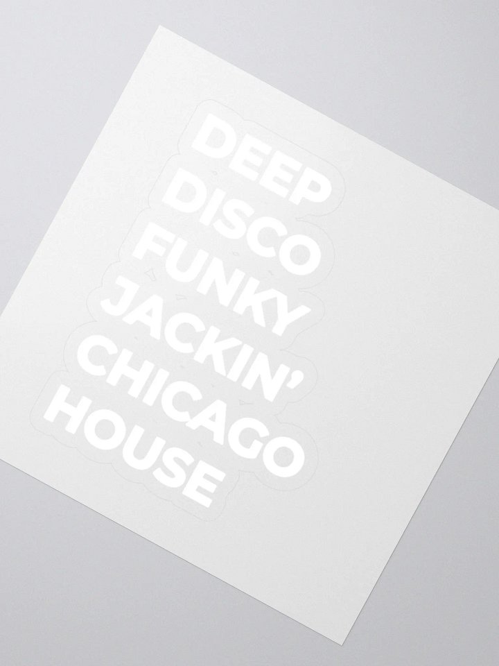 Chicago House Vinyl Kiss Cut Stickers product image (2)