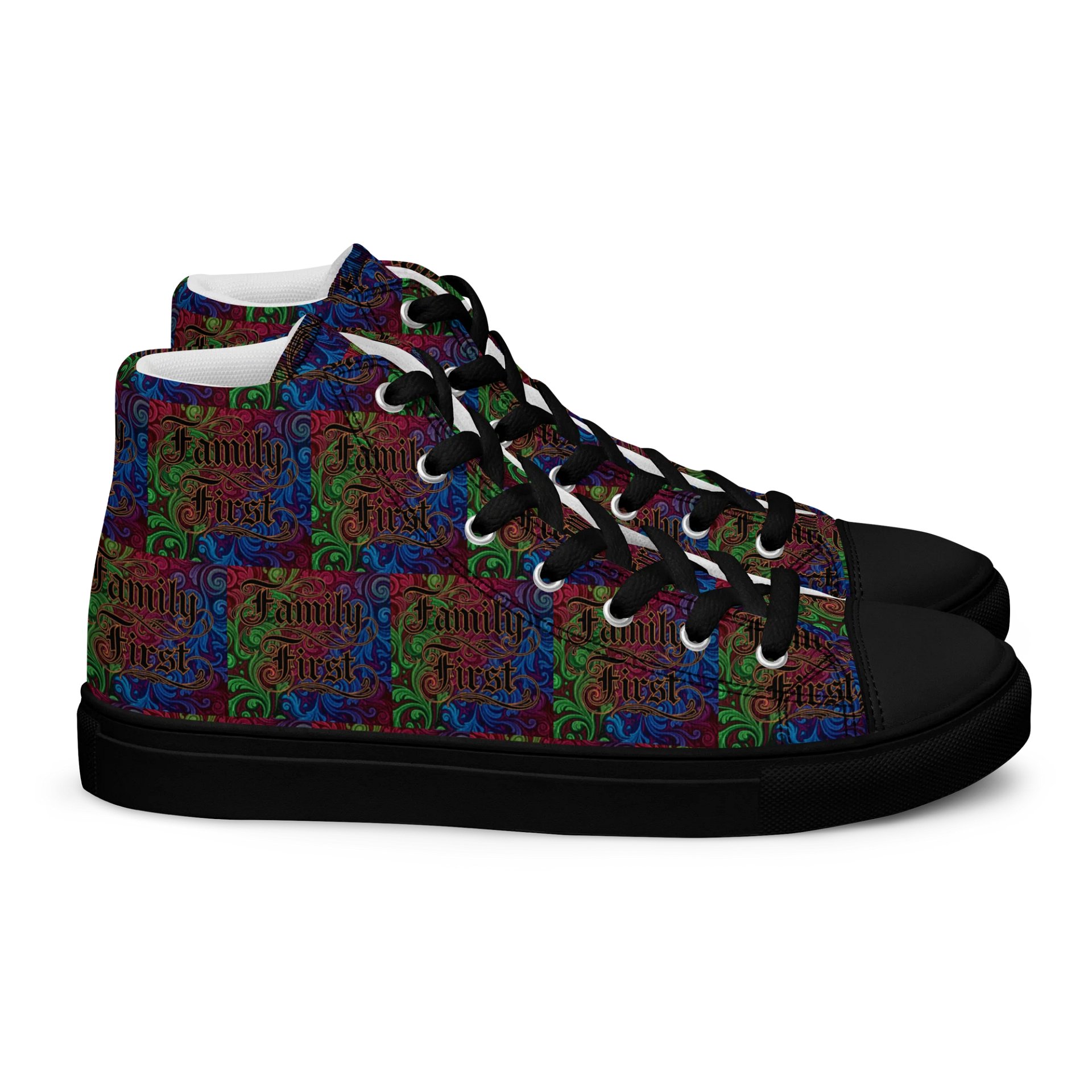 Men's Family First Hi Top Canvas Shoes product image (2)