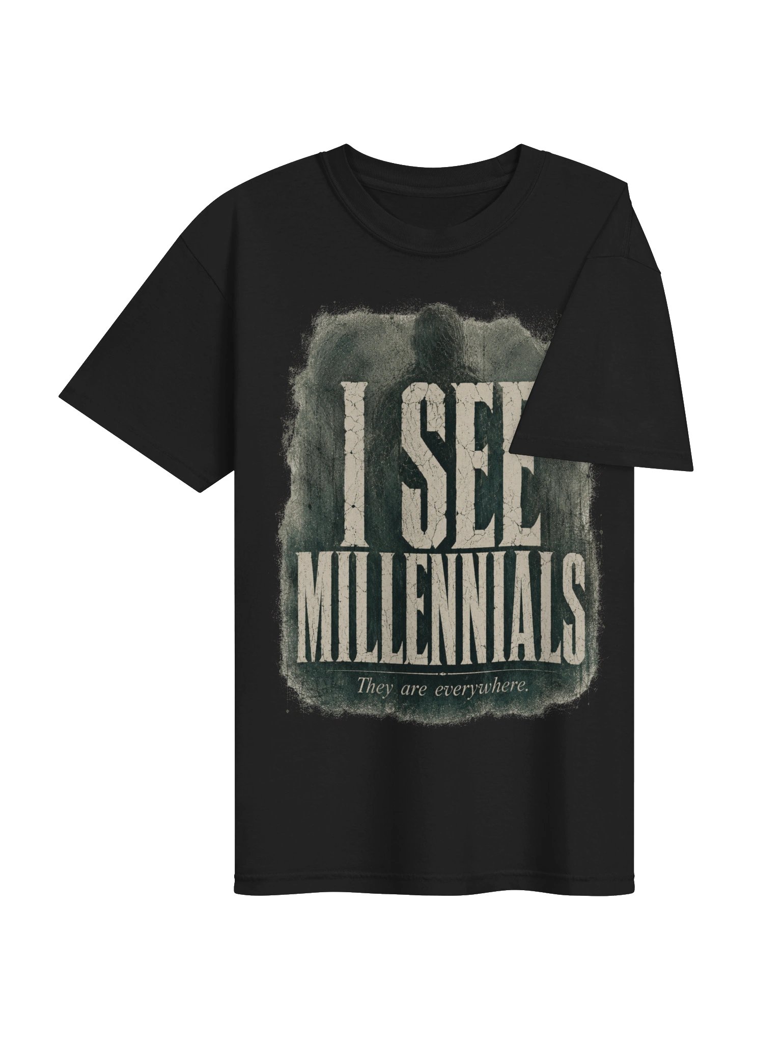 I See Millennials — 90s Horror Nostalgia Graphic Tee product image (4)