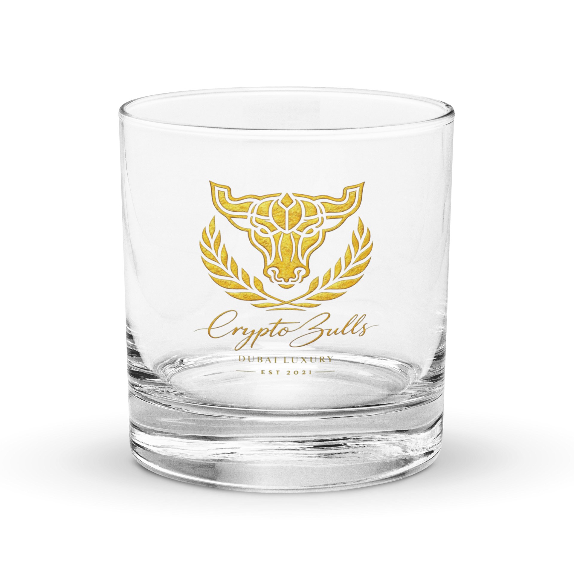 Bullish Gold Crest Rocks Glass product image (1)