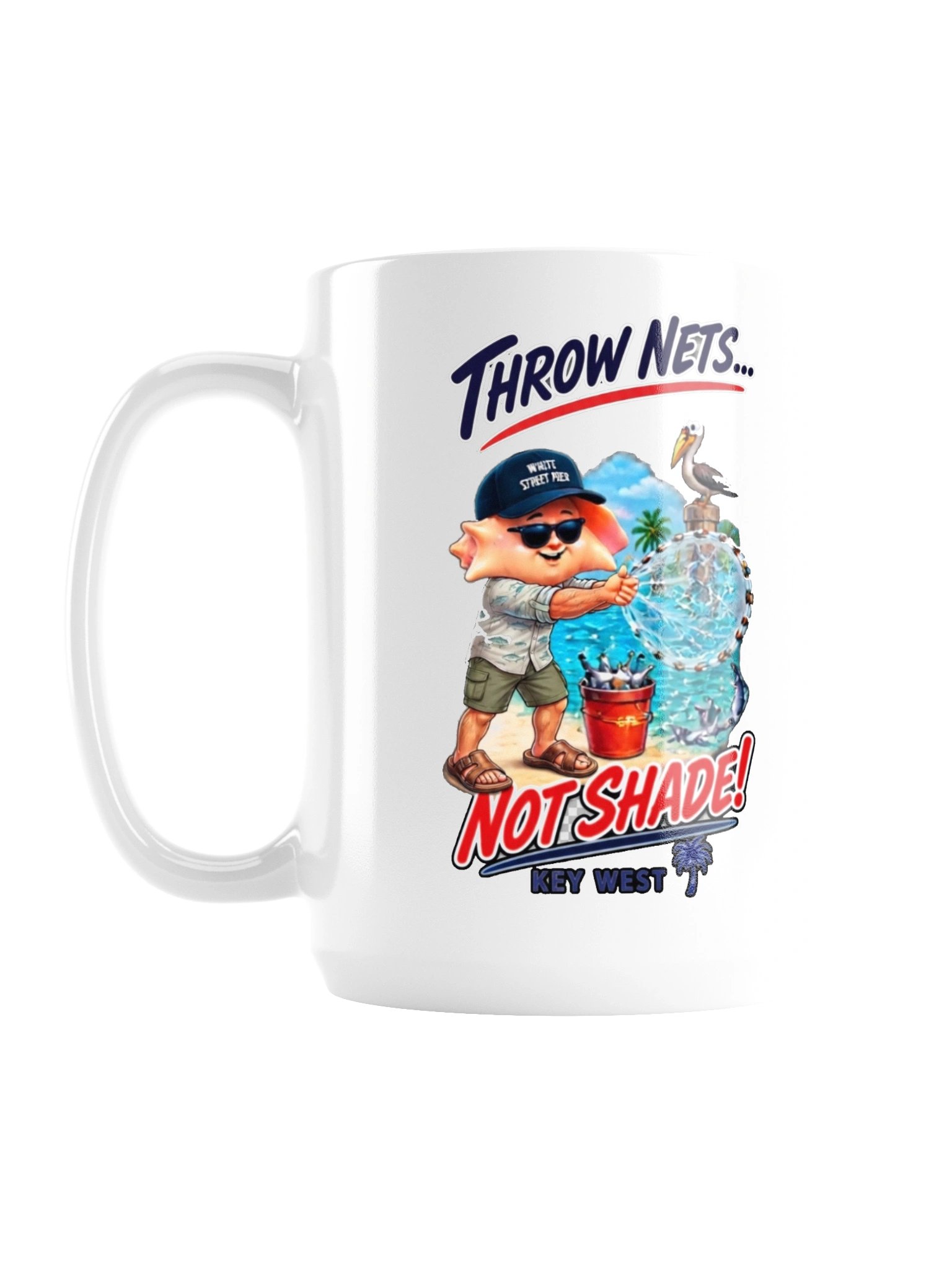 THROW NETS NOT SHADE MUG product image (1)