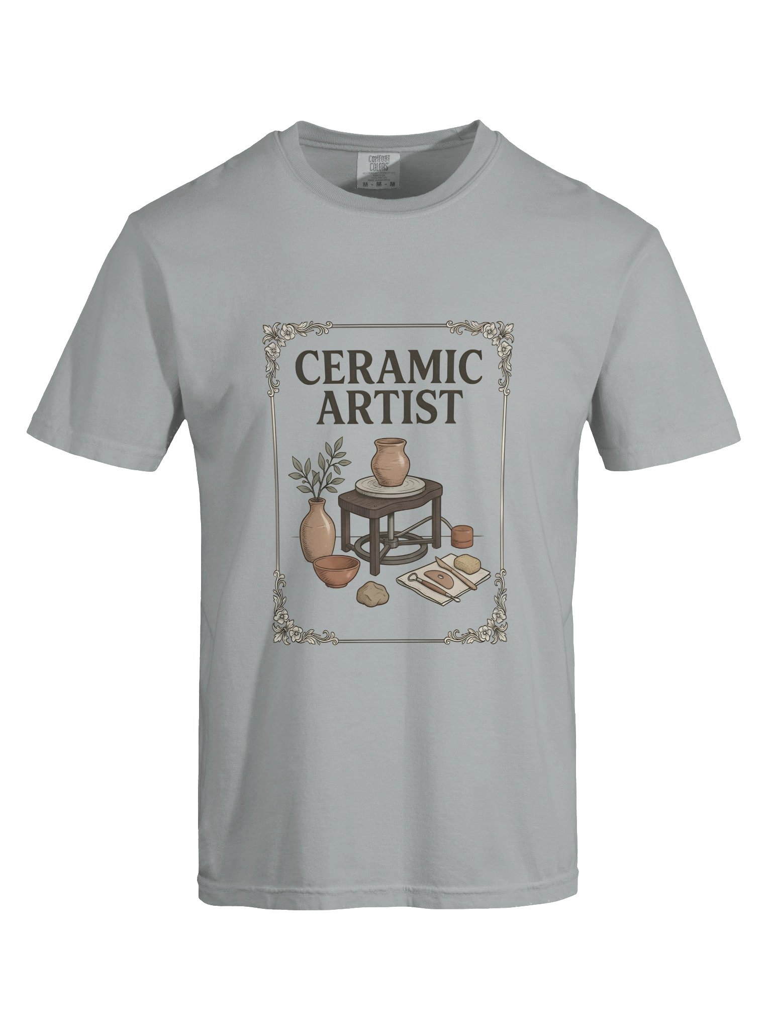 Ceramic Artist Floral Poster Tee product image (3)