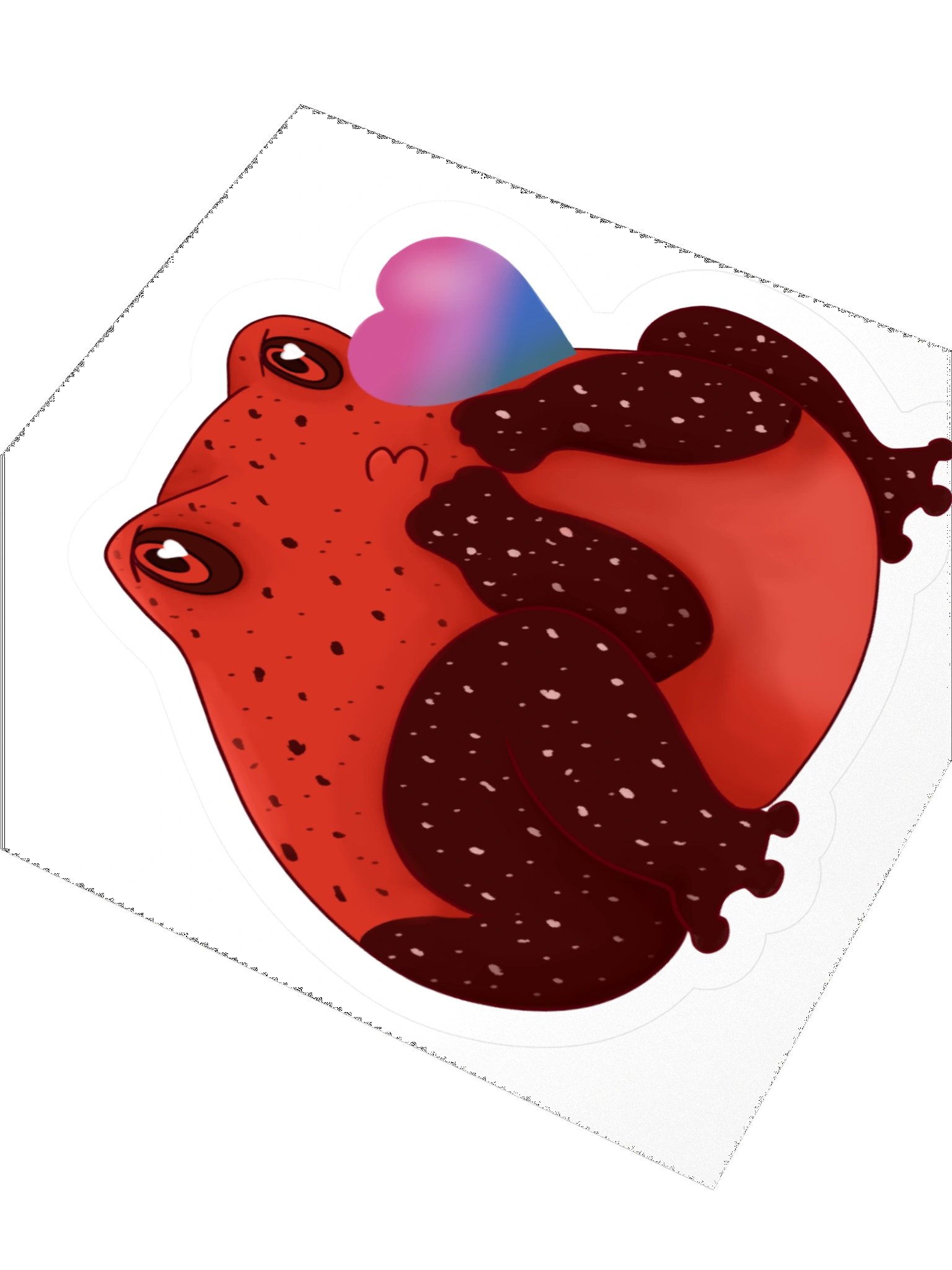 Bisexual Pride Frog Kiss product image (9)