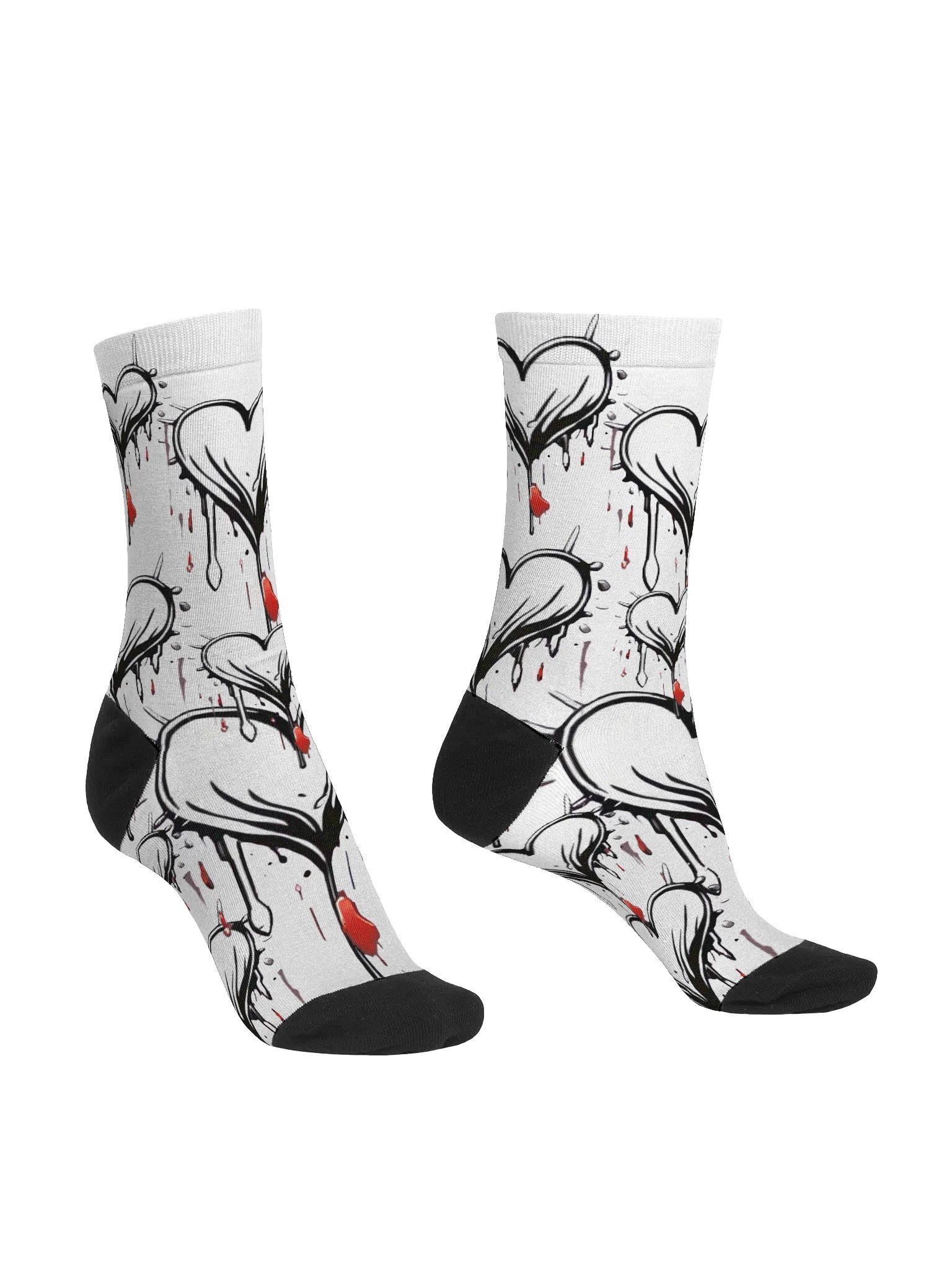 Bleeding heart socks product image (2)
