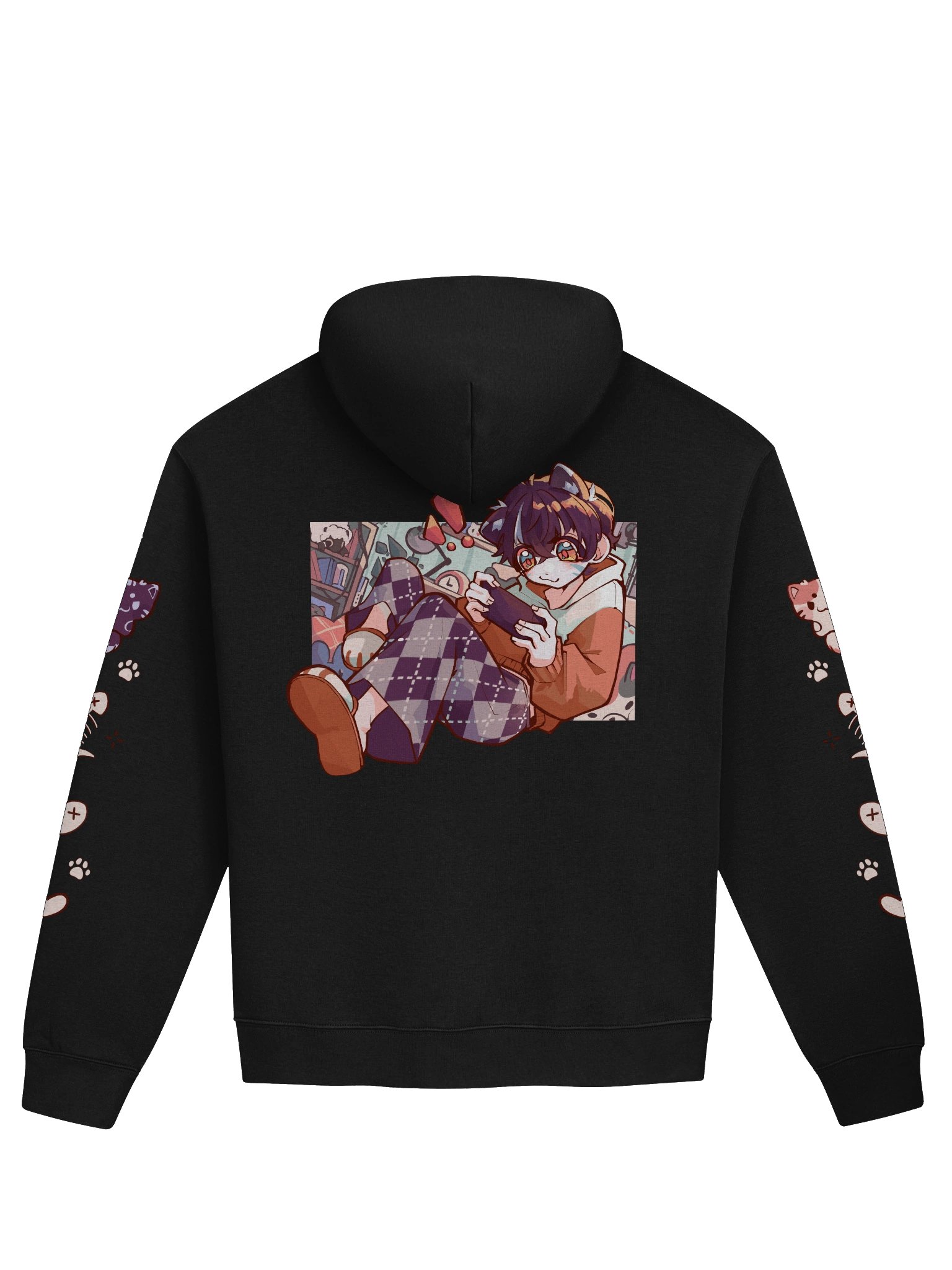 Gamer Cat Oversized Hoodie product image (2)