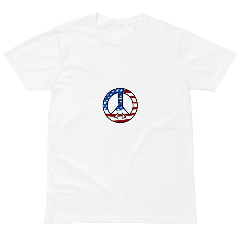 US Peace Cotton Tee Shirt product image (2)