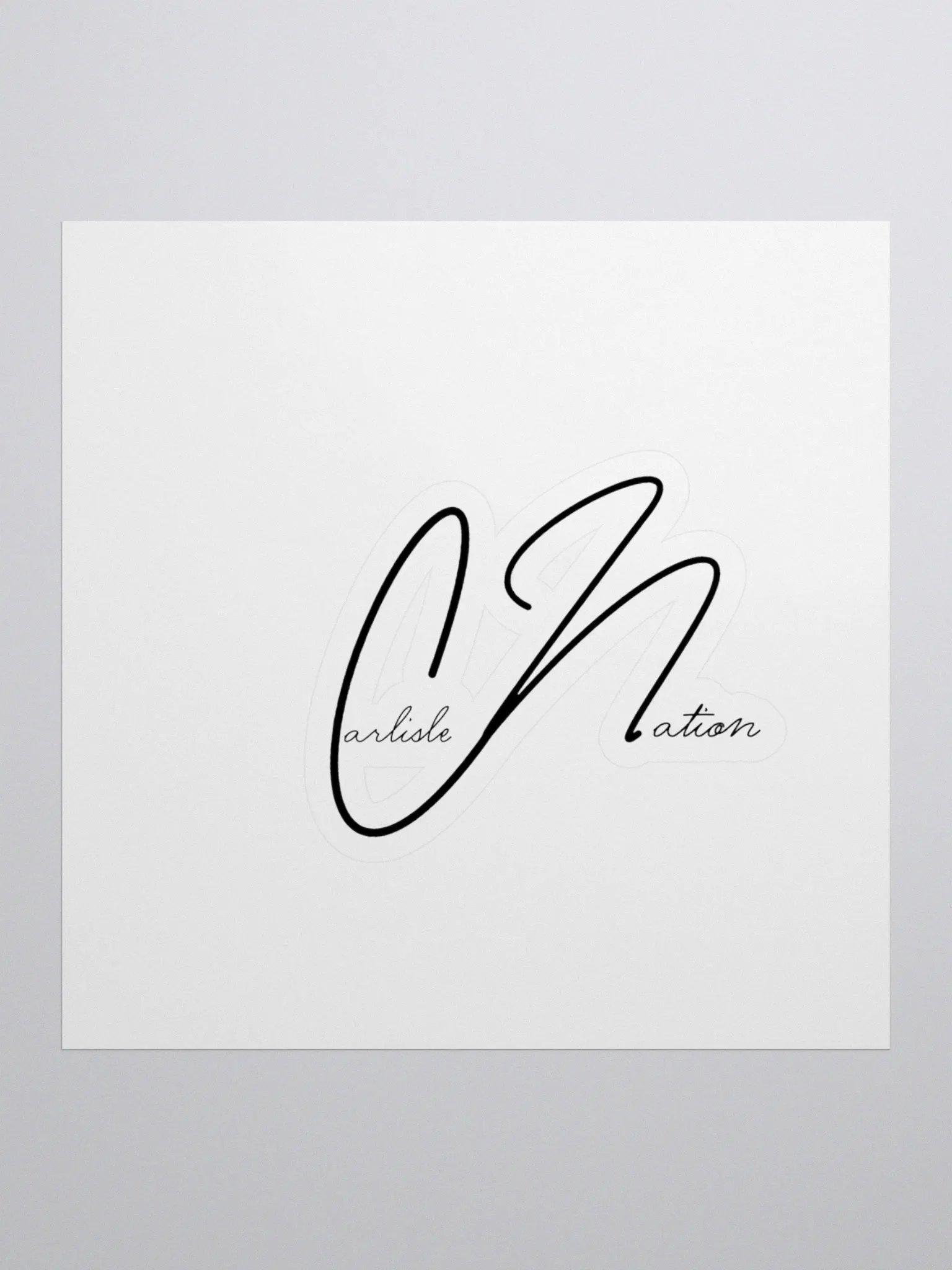 CN Cursive Sticker product image (1)