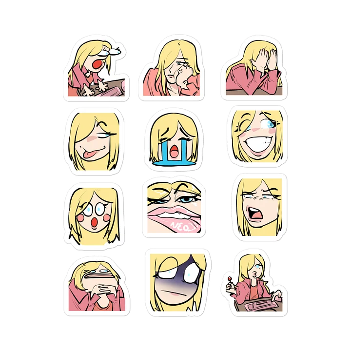 Isa Vinyl Sticker Sheet 💛 NEO Madness product image (1)