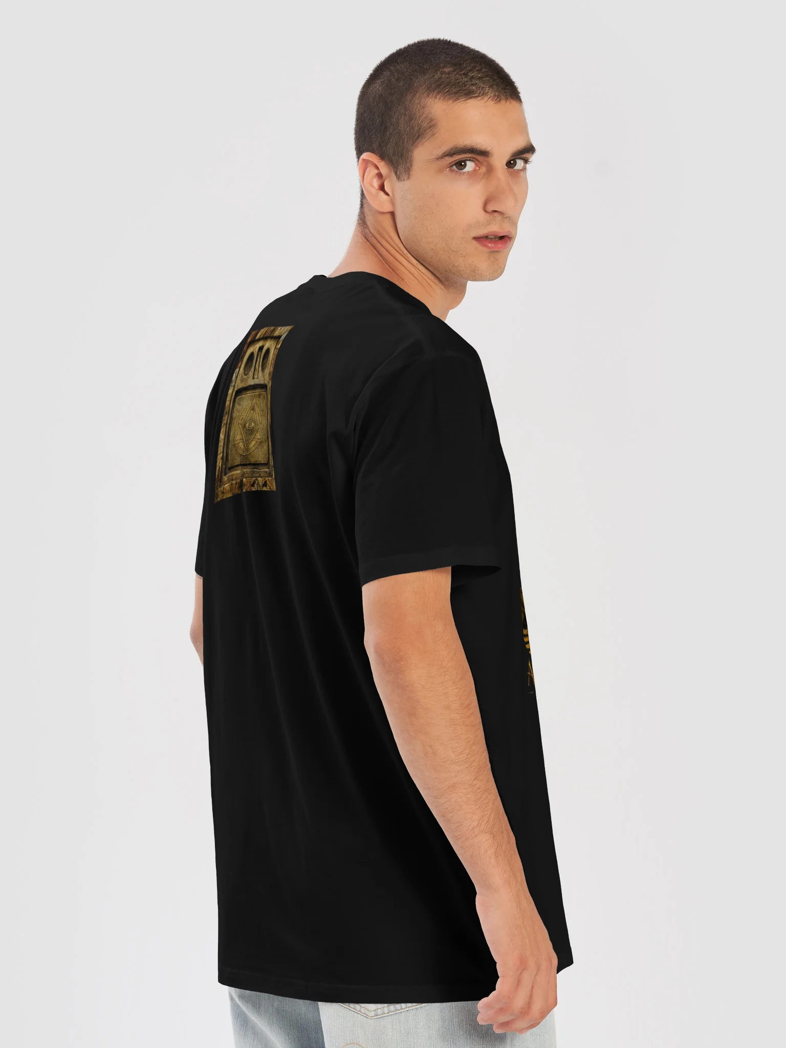 Aliencarvings Cosmic Being Alpha Omega T-Shirt product image (8)