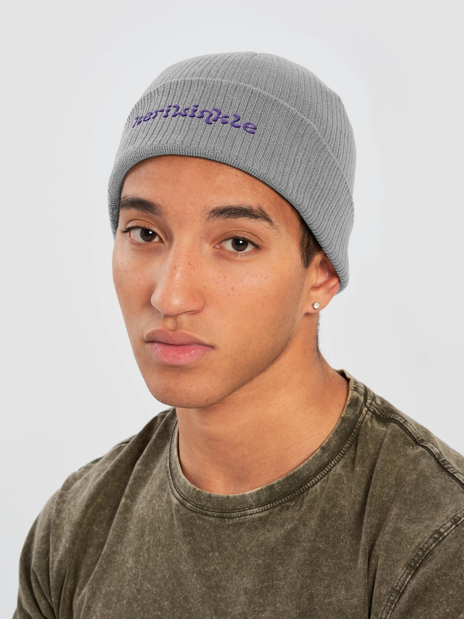 Organic Cotton Embroidered Keriwinkle Beanie product image (7)
