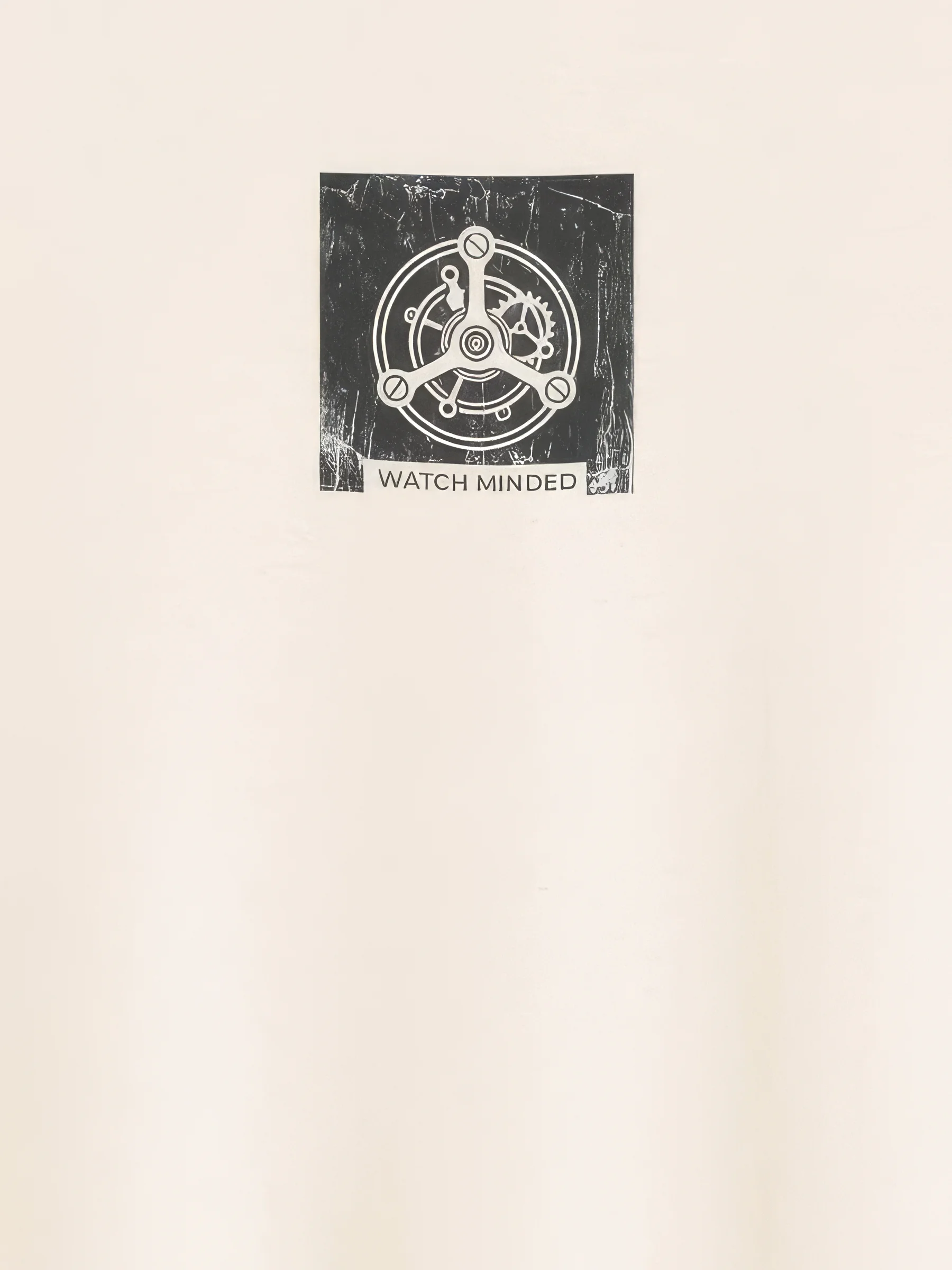 Relaxed Fit Heavy Cotton "Tourbillon" T-Shirt, Vintage White product image (2)