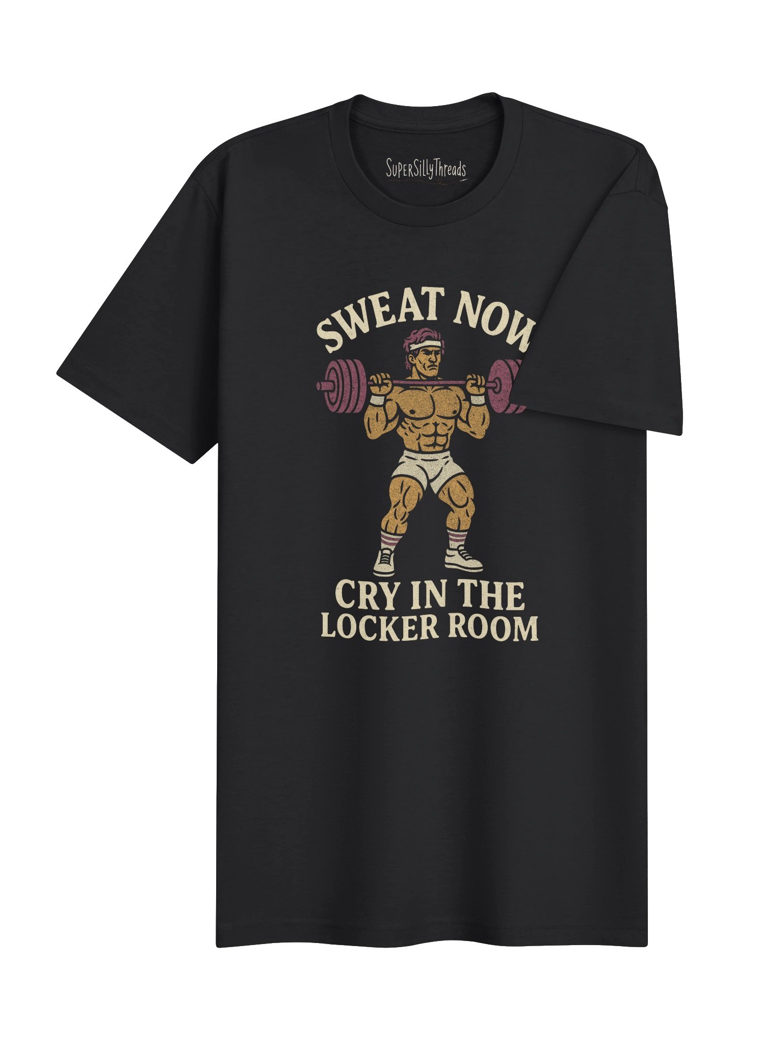 Sweat Now Cry in the Locker Room Vintage Gym Tee product image (4)