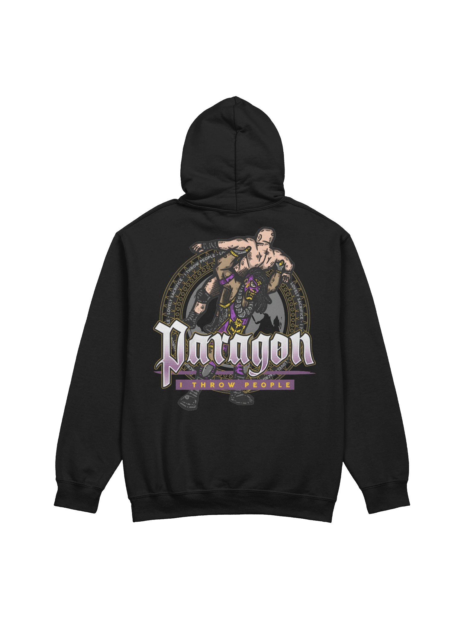 I Throw People hoodie product image (2)