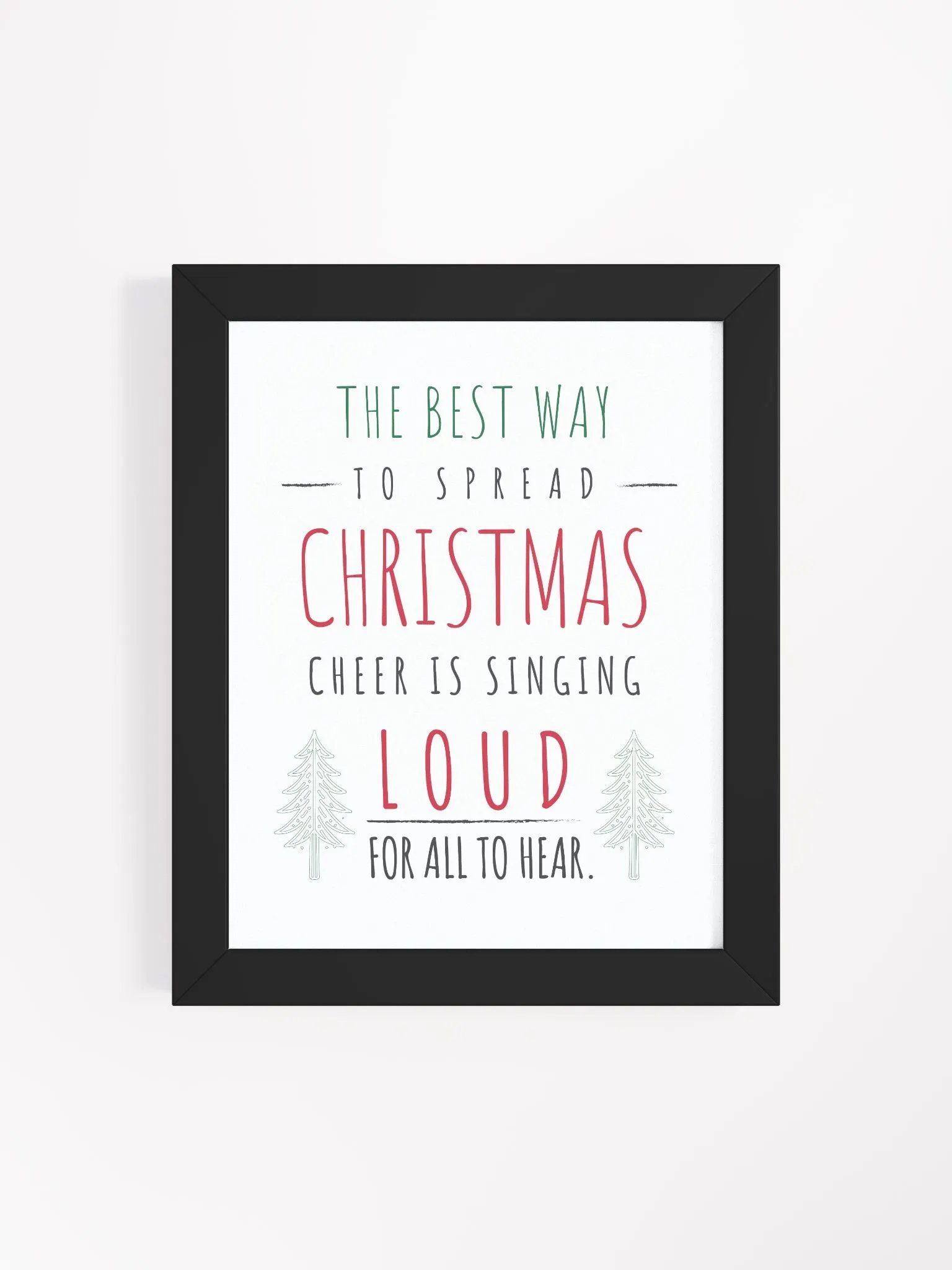 Christmas Cheer Framed Print product image (45)