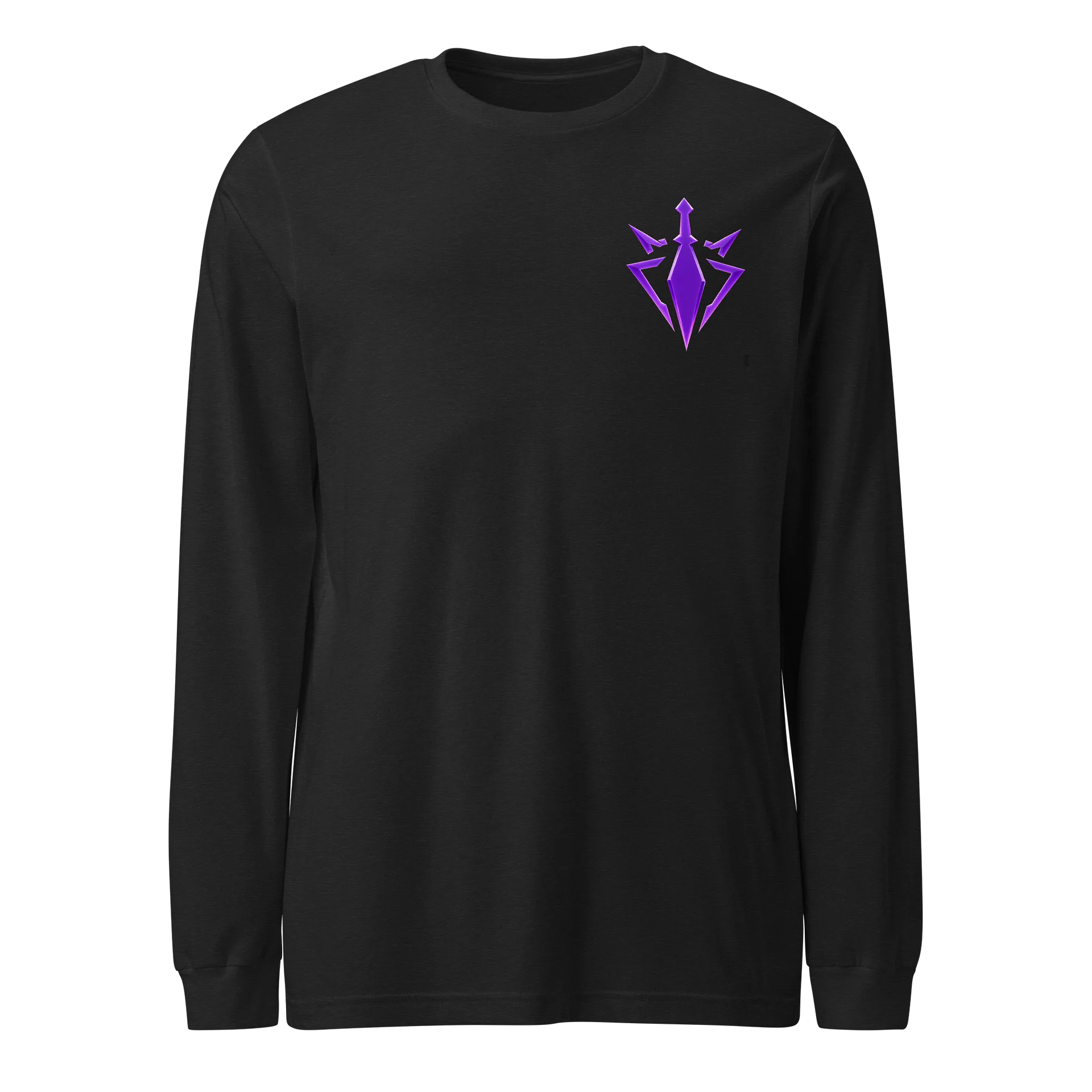 Inebrium Purple Geometric Emblem Long Sleeve Tee product image (1)