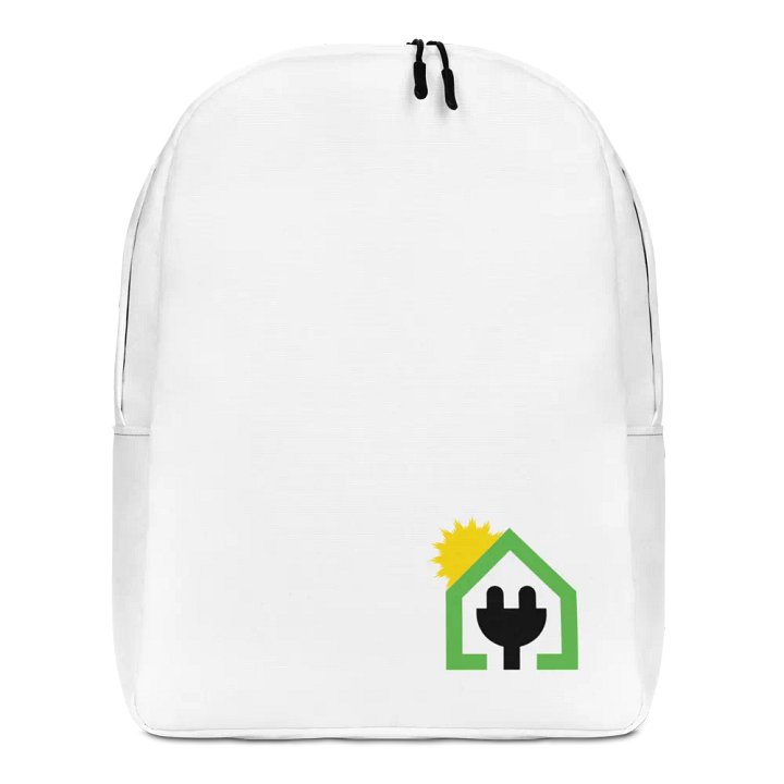 Plug It In Solar High-Quality Minimalist Backpack product image (1)