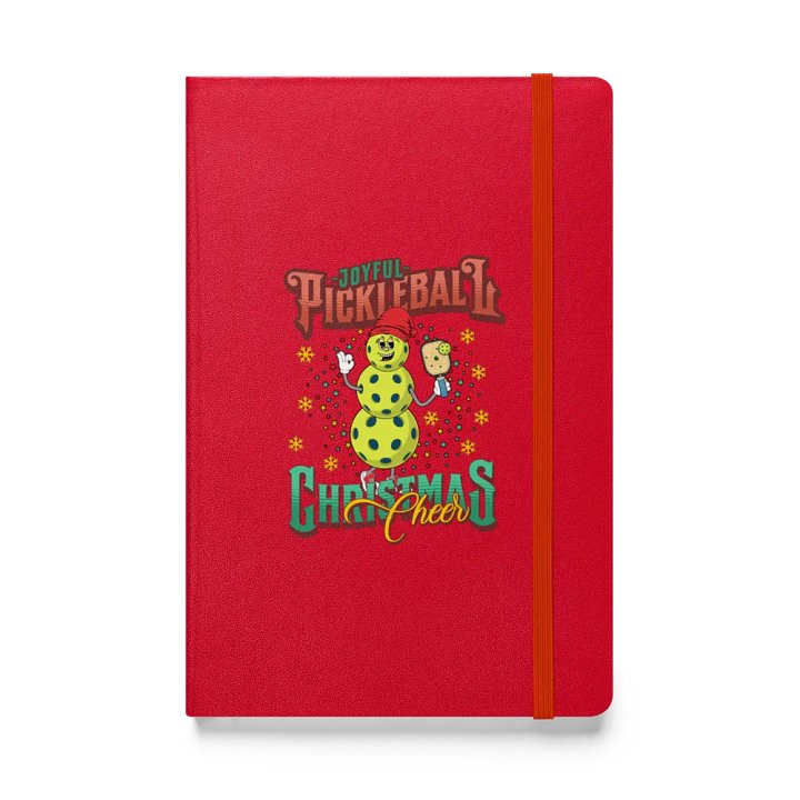 Joyful Pickleball Christmas Cheer Snowman Notebook product image (1)