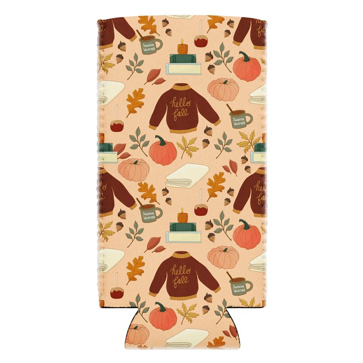 Cozy Fall Pattern Can Koozie product image (2)