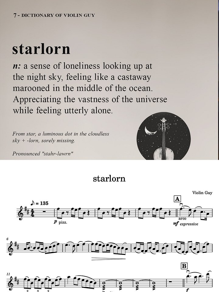starlorn - Sheet Music product image (1)