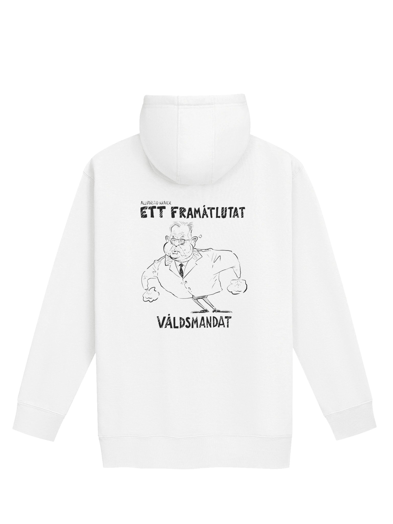 Framåtlutat våldsmandat - Hoodie (signed by @Kluddniklas!) product image (1)