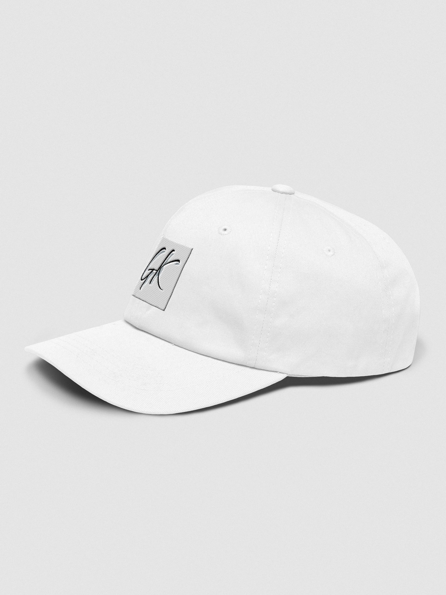 Elegant GK Cursive Script Dad Hat product image (3)