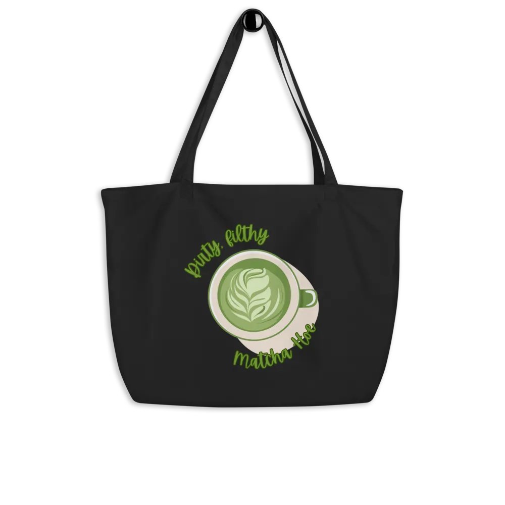 Dirty, filthy matcha tote product image (5)