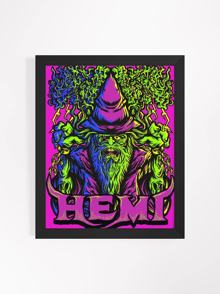 Death Wizard Framed Matte Poster product image (1)