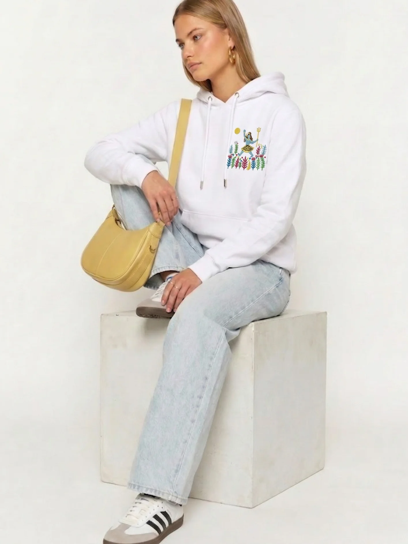 Om Namah Shivaya - Hoodie (WHITE) product image (1)