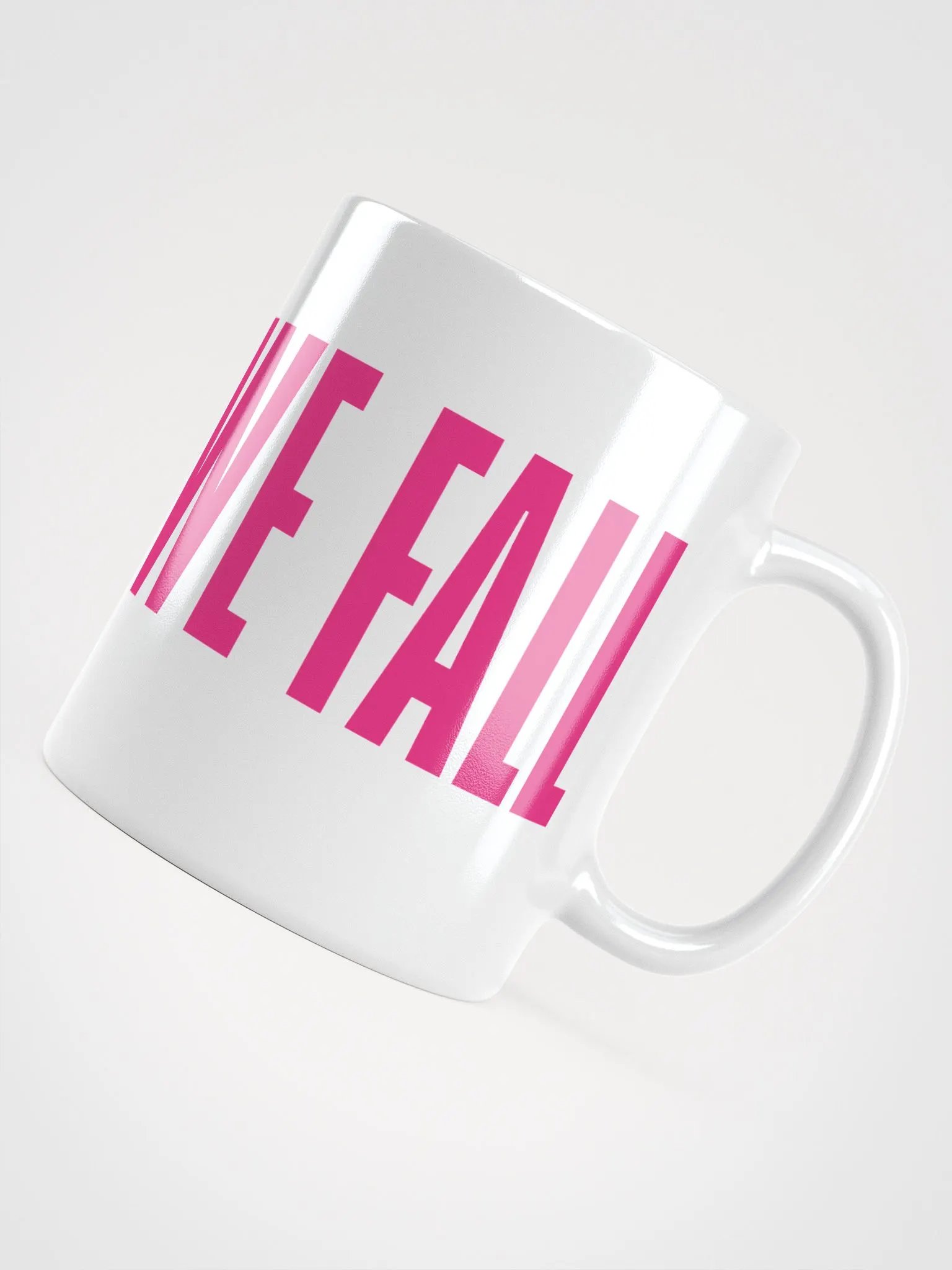 Divided We Fall - Pink - White Glossy Mug product image (6)