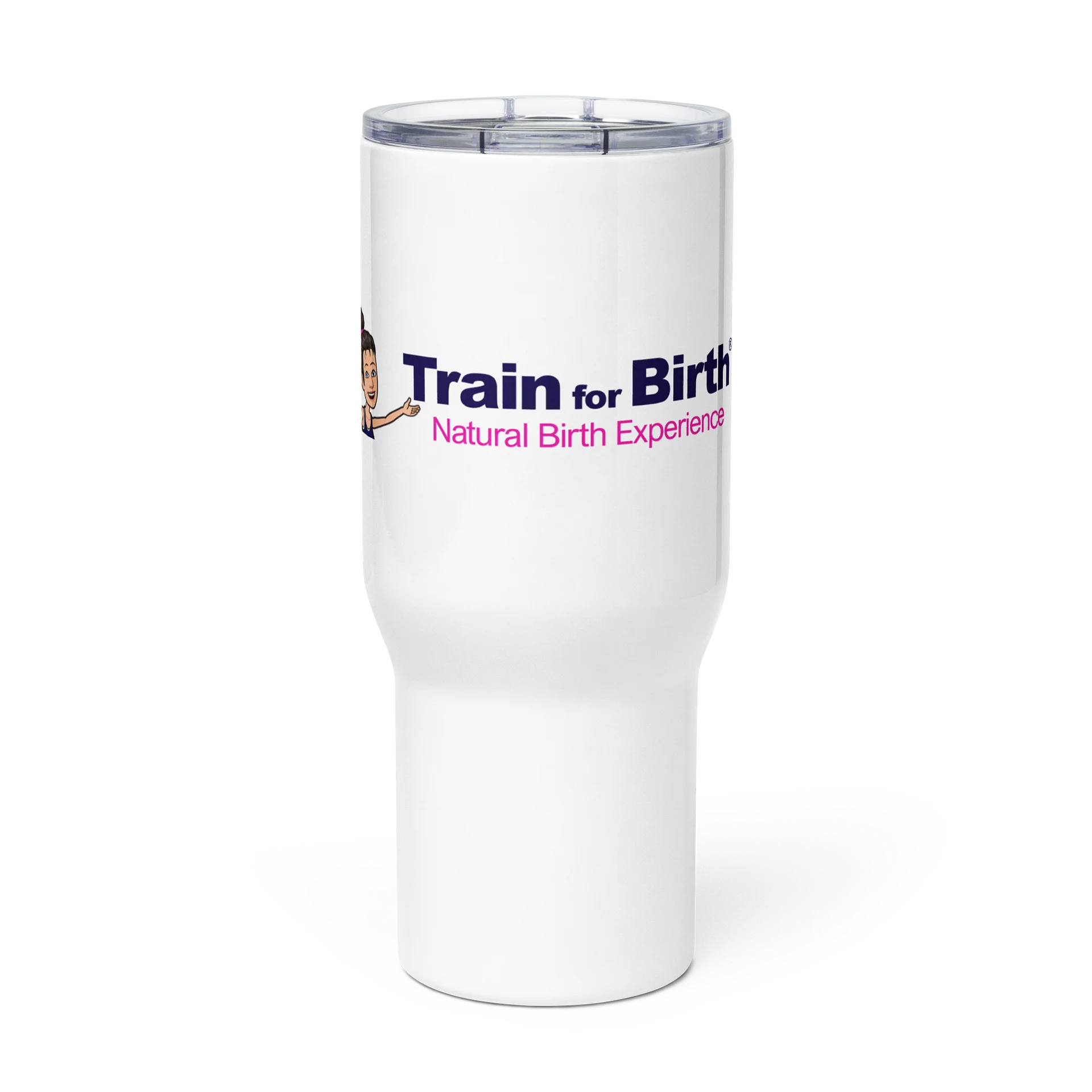 Train for Birth® 40oz White Tumbler product image (2)