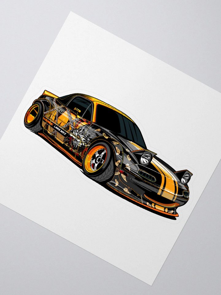 MX5 Mazda Miata Laika Beast Sticker product image (5)