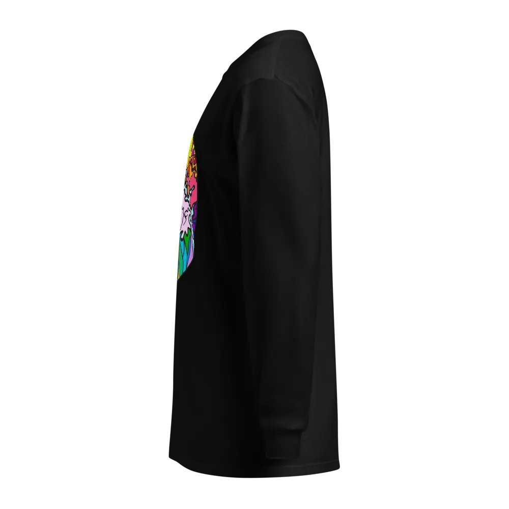 Vibrant Swirls Long Sleeve Shirt - Wave at Sunset product image (8)