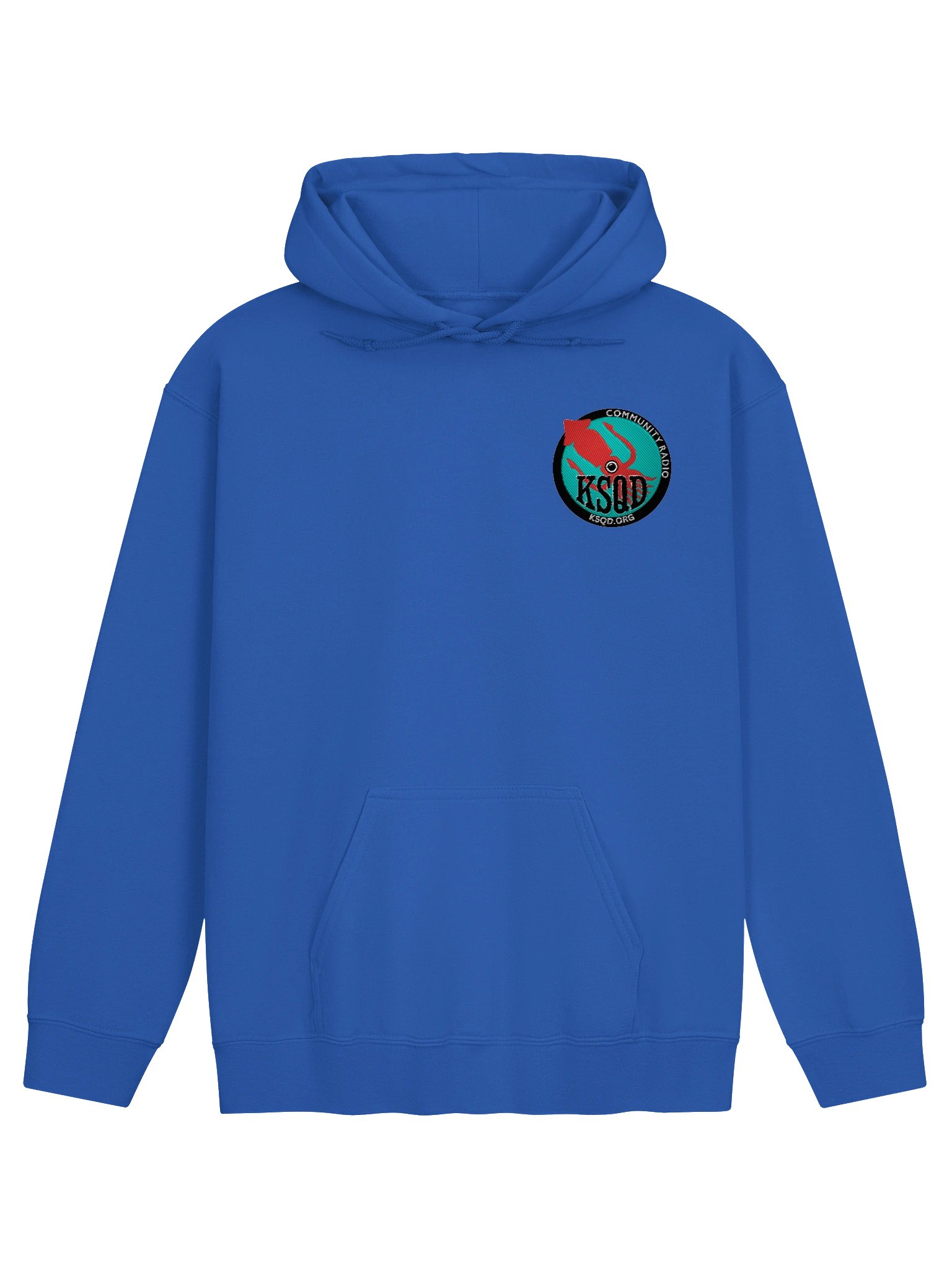 KSQD Classic Logo Pullover Hoodie – Community Radio Edition product image (3)