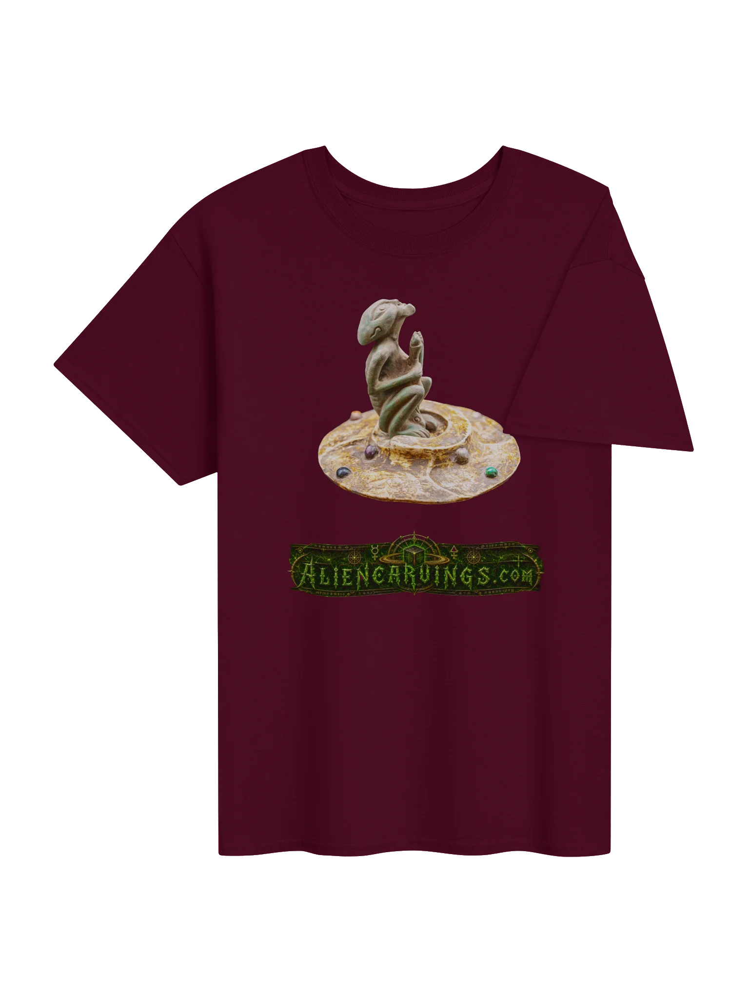 Aliencarvings.com UFO Tour Maroon product image (4)
