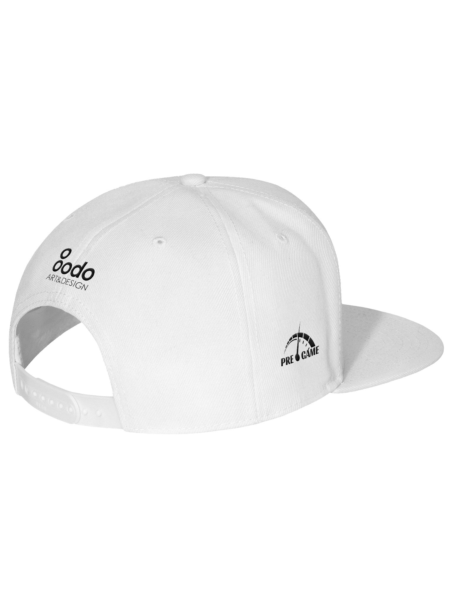 Forecast White Snapback Flat Visor product image (5)