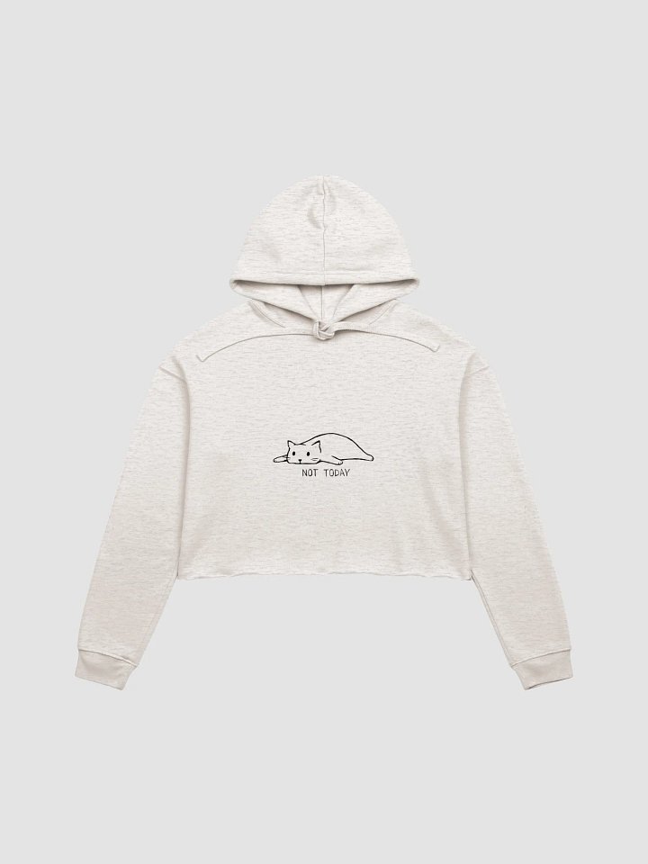 Not Today Cat Crop Hoodie product image (2)
