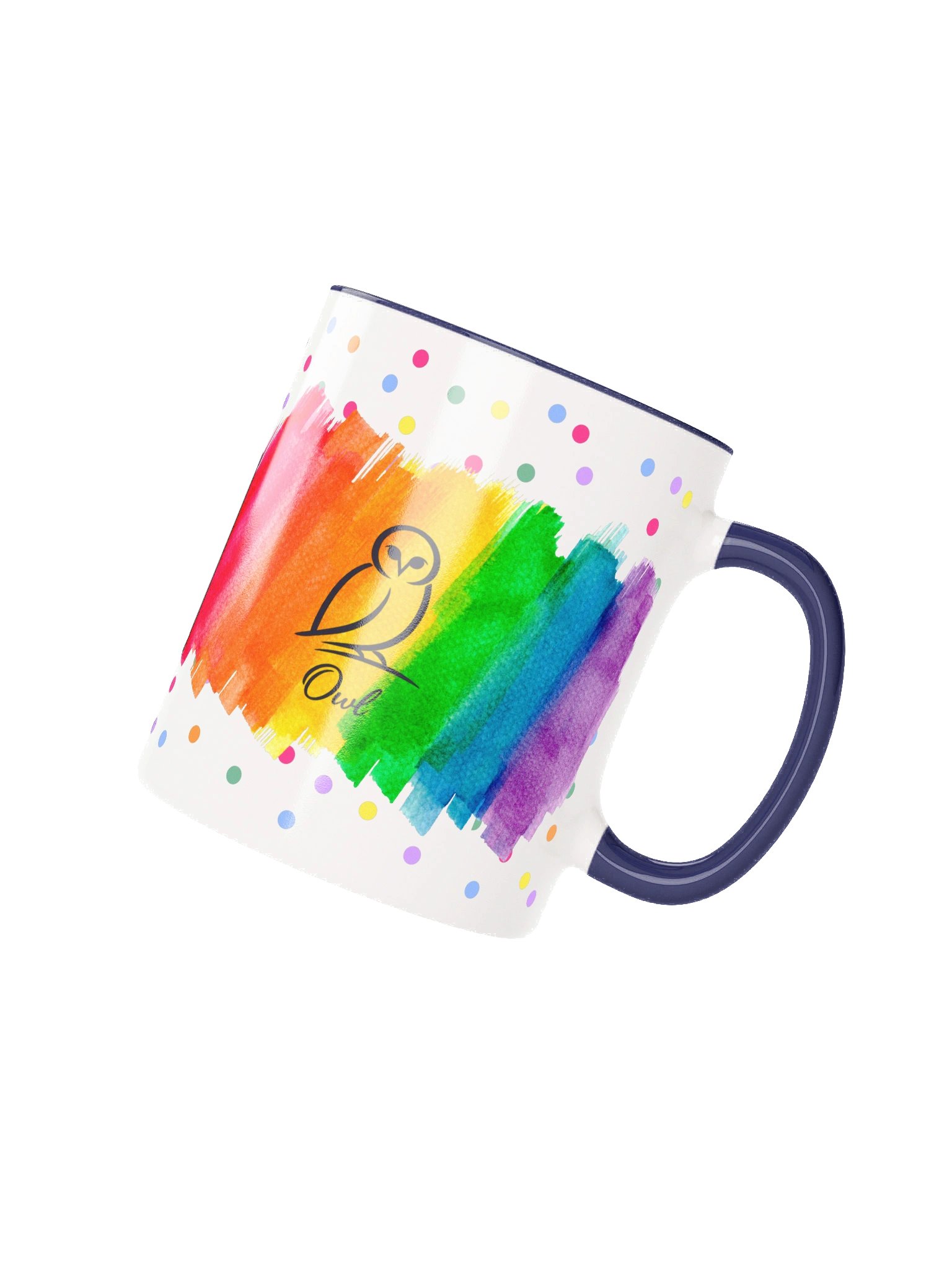 Colorburst Owl Silhouette Mug – 11oz / 15oz product image (13)