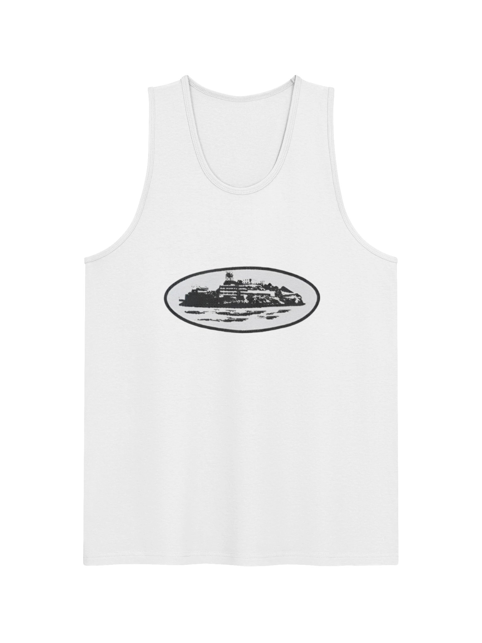Corteiz Alcatraz Tank Top White product image (1)
