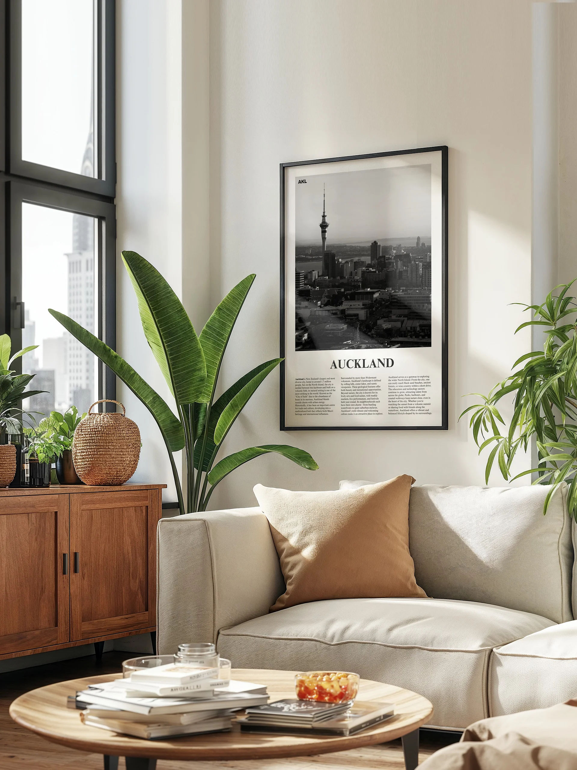 Auckland 02 Newspaper Poster | Framed product image (13)