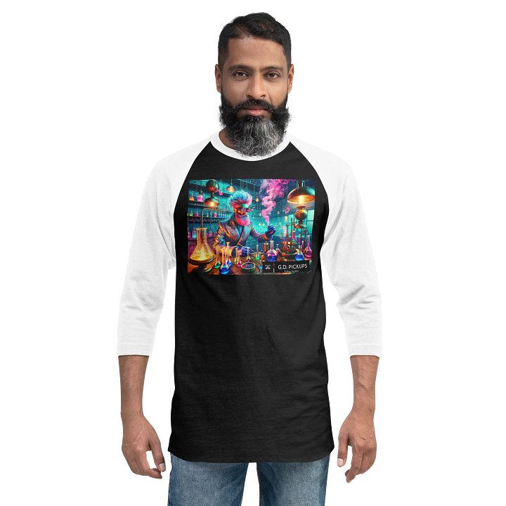 LIMITED EDITION: G.D. Pickups "Dr Gams" 3/4 Sleeve Baseball Tee product image (2)