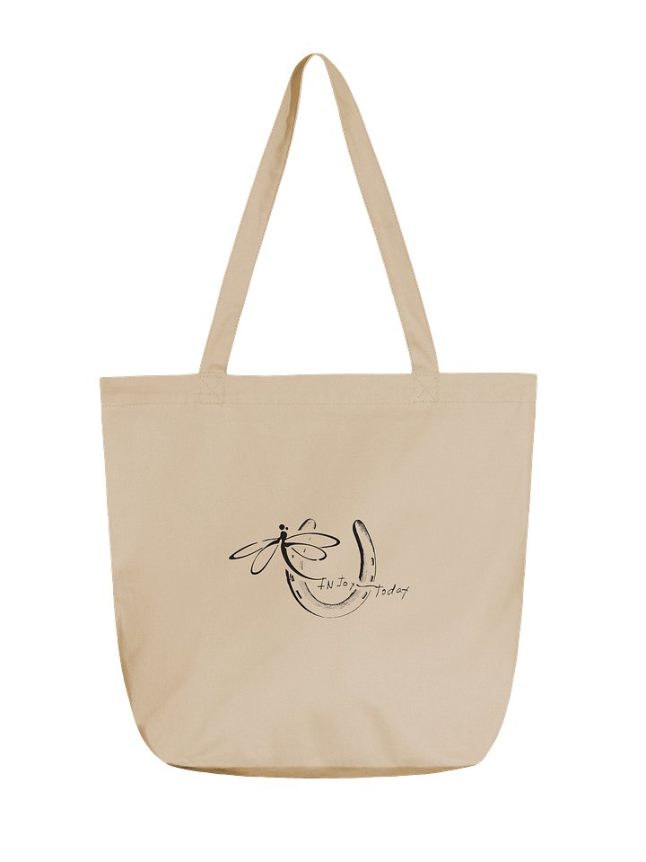INJOY TODAY Logo Tote | Certified Organic Cotton 3/1 Twill (16×14.5×5) product image (1)
