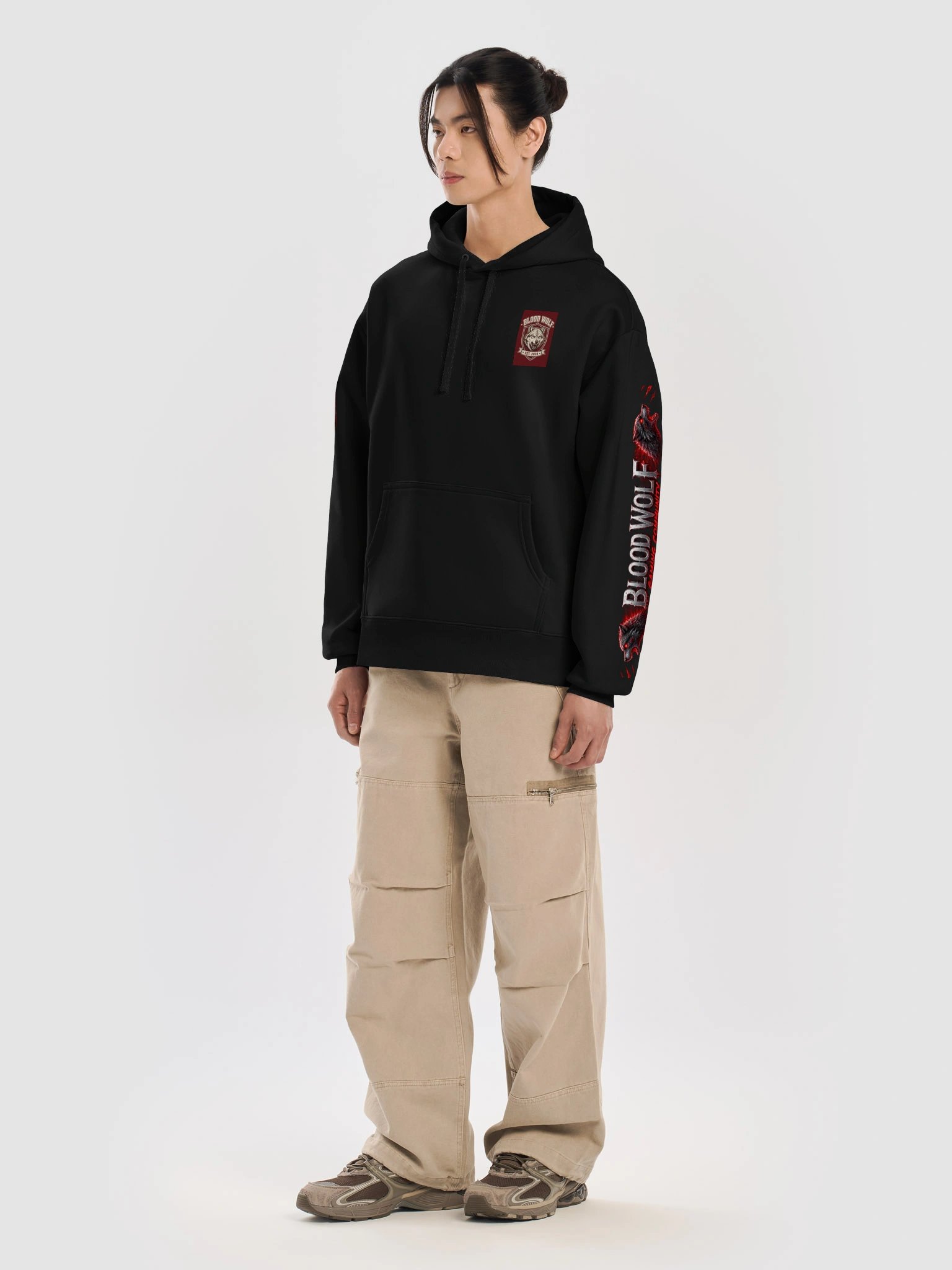 Blood Wolf Emblem Heavy Hoodie product image (31)