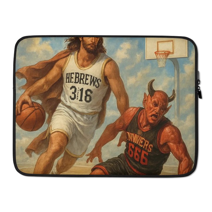 The Holy Cross Basketball Laptop Sleeve product image (2)