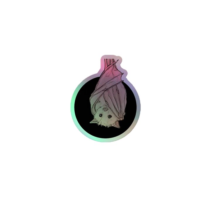 Baby Bat Holographic Sticker product image (1)