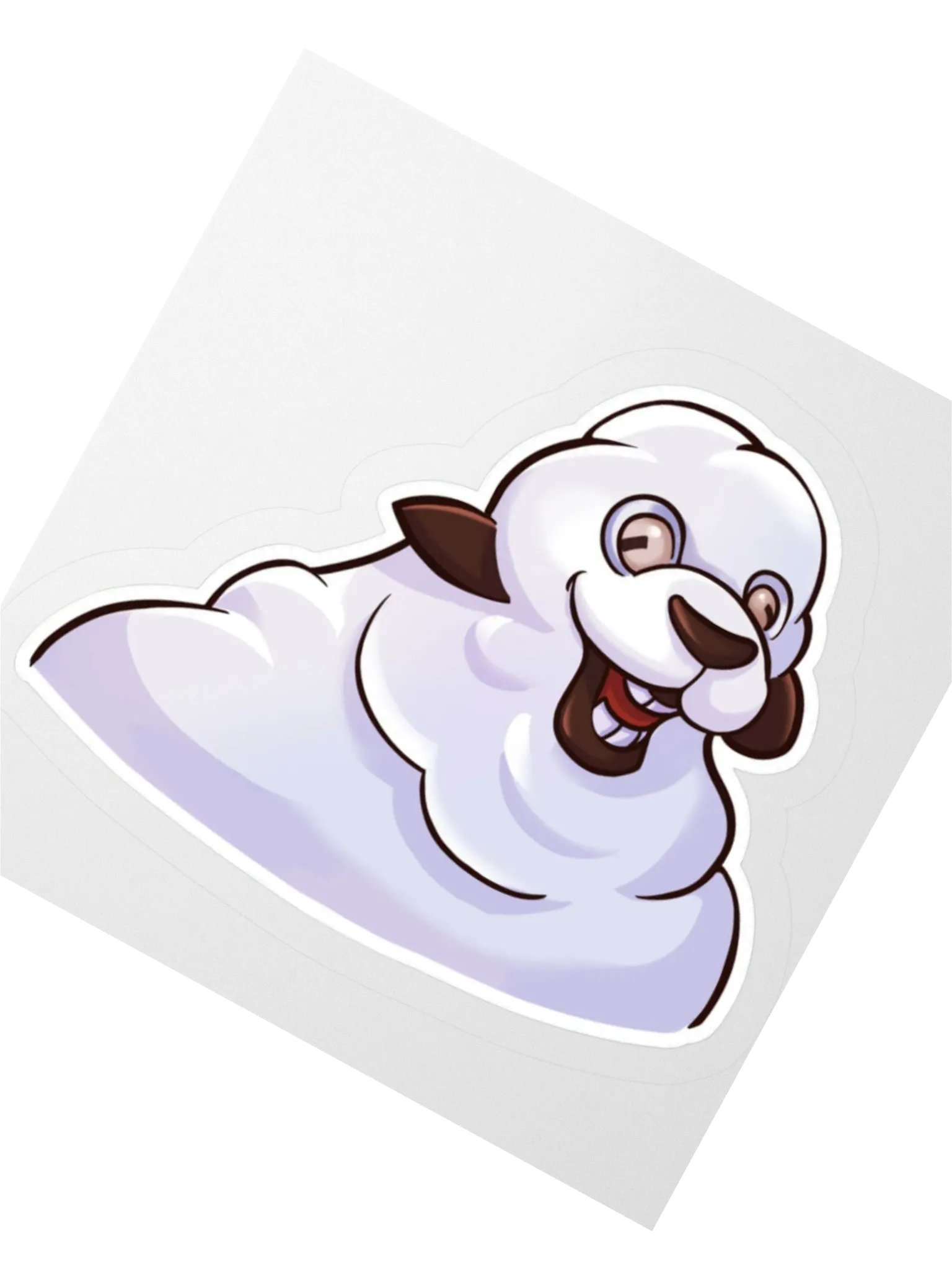 Fluffy Sheep Kiss Cut Stickers product image (2)