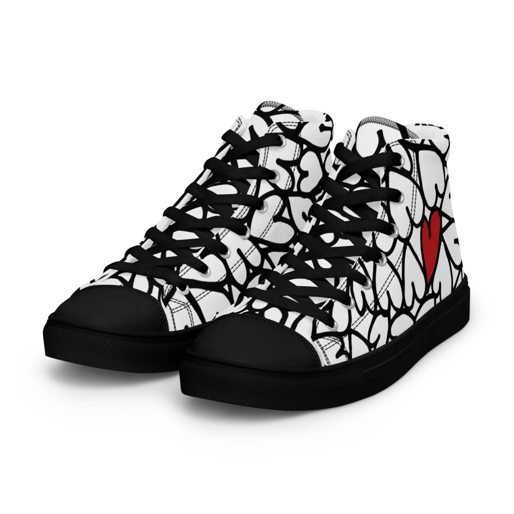 Have A Heart High Top Canvas Shoes product image (7)