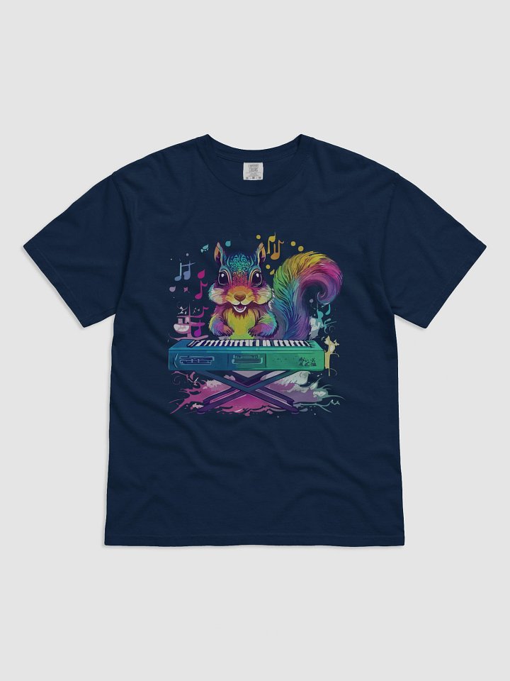 The Psychedelic Squirrel T-Shirt Keyboard product image (1)